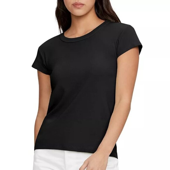 Michael Stars Tops - Michael Stars Short-Sleeve Crewneck Cotton Tee Black NWT One Size